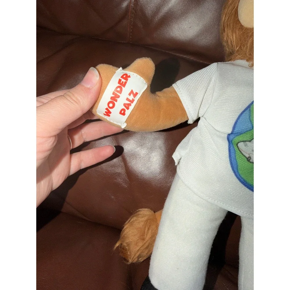 Wonder Palz‎ Lion Pilot Plush Stuffed Animal Captain Hat Globe Shirt Aviation